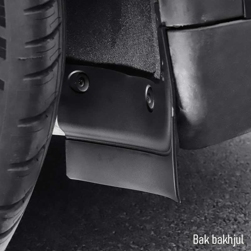 Skvettlapper bak forhjul og bakhjul 4 stk for Model Y 2021-2024