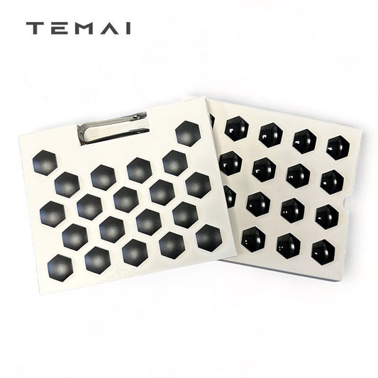 Temai Kapsler til hjulmuttere 21mm (40 stk) for Model 3/Y