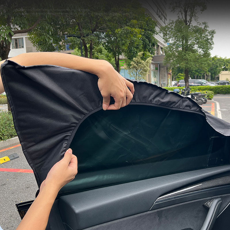 Beskyttelsestrekk frontvinduer for Model Y