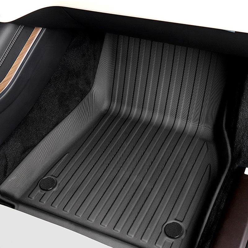 Allværsmatter foran og bak TPE for Model S 2022+