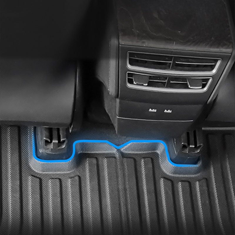 Allværsmatter foran og bak TPE for Model X 5s 2016-2020