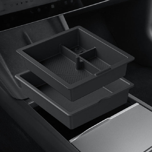 Oppbevaringsskuff til midtkonsoll 2-lags for Model 3 2024+/Model Y 2025+