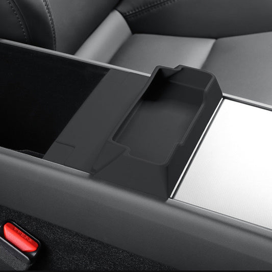 Solbrilleoppbevaring i midtkonsoll for Model 3 2024+/Model Y 2025+