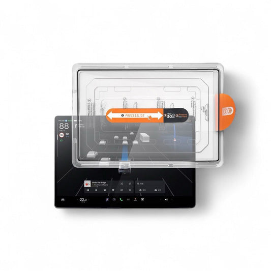 Temai Skjermbeskytter m/monteringsbrakett 2 stk for Model 3 2024+/Model Y 2025+