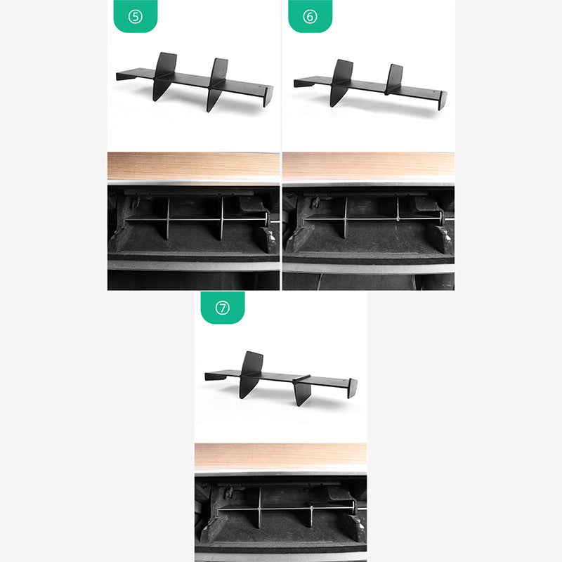 Skillevegger til hanskerom for Model 3 2020-2023/Model Y 2021-2024