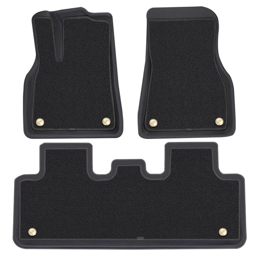 3D/XPE+Carpet matter foran og bak for Model Y 2021-2024