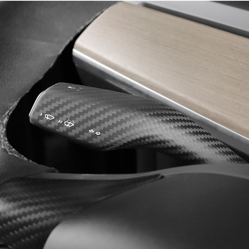 Ekte karbonfiber - Deksler til girvelger for Model 3 2018-2023/Model Y 2021-2024